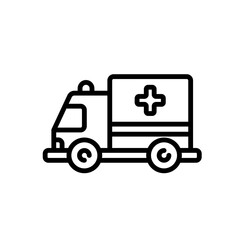 ambulance sign symbol vector
