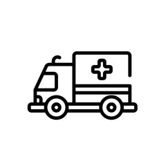 ambulance sign symbol vector