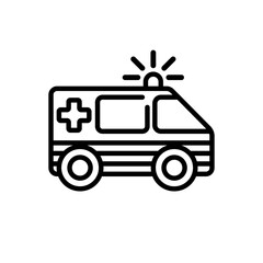 ambulance sign symbol vector