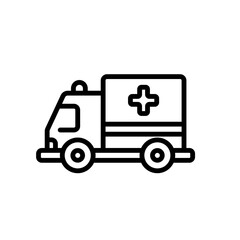 ambulance sign symbol vector