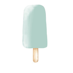 ice cream isolated on white