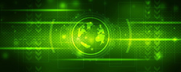 2d illustration world map abstract background