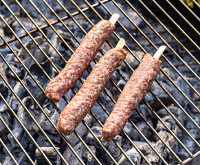 minced meat skewers