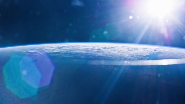 Beautiful Planet Earth seen from space. View from International Space Station. Public Domain images from Nasa	