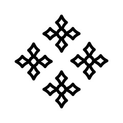 Fototapeta premium Black line icon for Texture