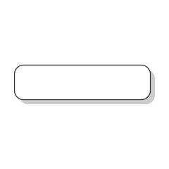 Textbox button icon design element for web mockup and application presentation user interface illustration