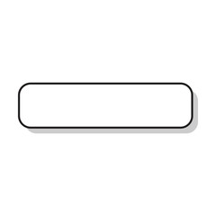 Textbox button icon design element for web mockup and application presentation user interface illustration