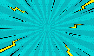 Comic abstract cartoon background design © anggi wibisono