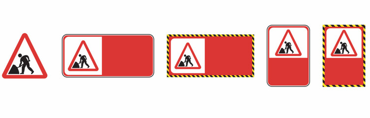 building construction site warning sign © Syamsul