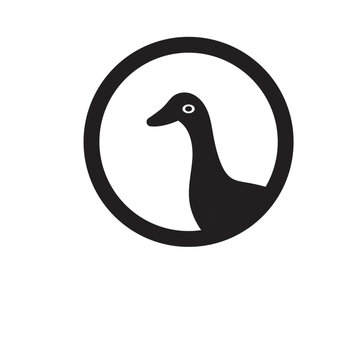 recommend clip art: duck icon silhouette design template vector