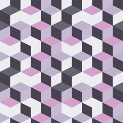 Geometric cube  square abstract pattern design background