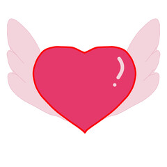 heart with wings