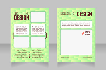 Drug store contact info blank brochure design. Template set with copy space for text. Premade corporate reports collection. Editable 2 paper pages. Smooch Sans Light, Bold, Arial Regular fonts used
