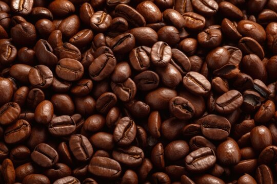 Coffee Beans Background Wallpaper Texture, Espresso Latte Cappuccino Coffee Ground Bean Image