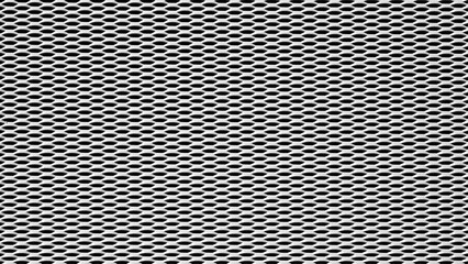 Metal grid with geometric pattern of rhombi, background. Steel abstract metallic modern background, banner