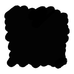 silhouette of a white cloud