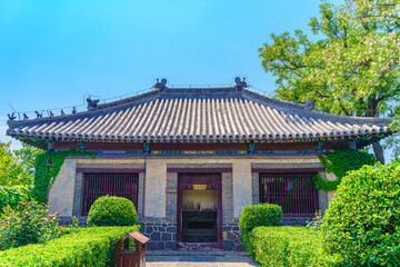 Shandong Yantai Penglai Pavilion scenic scenery in summer, dragon Palace