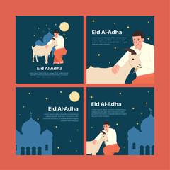 man-with-goat-eid-adha-night-mosque-social-media-post