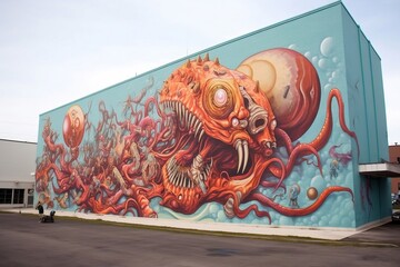 Planetary Explosions by Nychos. Generative AI