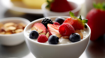 A Healthy Breakfast . Ideal for Wallpaper .