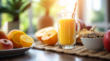 A Healthy Breakfast . Ideal for Wallpaper .