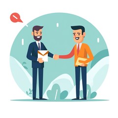 Vector illustration concept of business, time management, planning, meeting.VECTOR