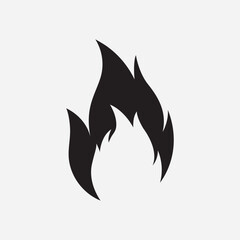 Fire flame logo vector illustration. Fire flame icon. eps 10