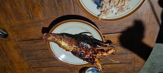 roasted lobster