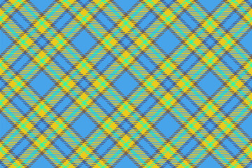 Tartan pattern seamless of check plaid background with a vector textile fabric texture.