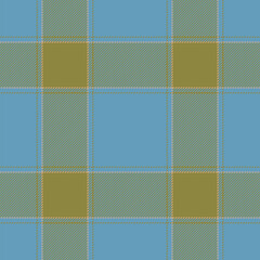 Plaid seamless pattern. Check fabric texture. Vector textile print.