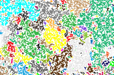 Fototapeta na wymiar Colorful mosaic pattern from rainbow color palette (red, orange, yellow, green, blue) colors for arts backgrounds.