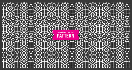 Geometric seamless pattern