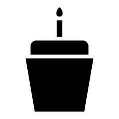 birthday cake glyph 