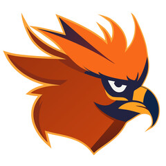 Head of Eagle symbol.It's for fighter concept