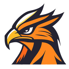 Head of Eagle symbol.It's for attack concept