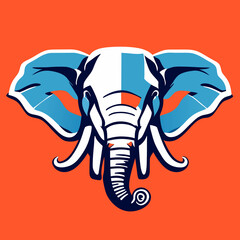 Head of Elephant symbol.It's for winner concept