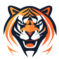 Head of Tiger symbol.It's for fighter concept