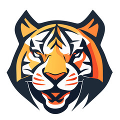 Head of Tiger symbol.It's for success concept