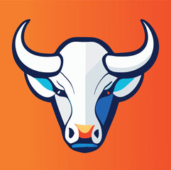 Head of Bull symbol.It's for winner concept