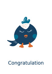 Carte postale Oiseau