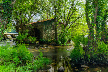 Fototapeta na wymiar Old Watermill in Cavado river
