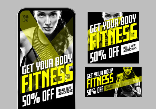 Gym Advertisement Social Media Pack
