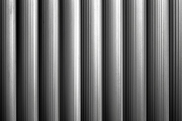Brushed zinc vertical lines metal background texture created with Generative AI technology