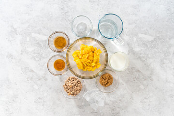 Mango boba smoothie