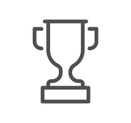 Awards related icon outline and linear symbol.