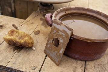 Clay pottery crafts