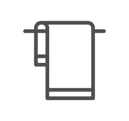 Hotel related icon outline and linear symbol.