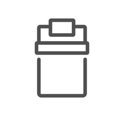 Hotel related icon outline and linear symbol.