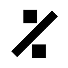 math symbol percentage icon