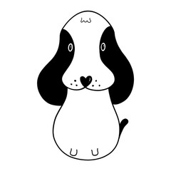dog cute cartoon 